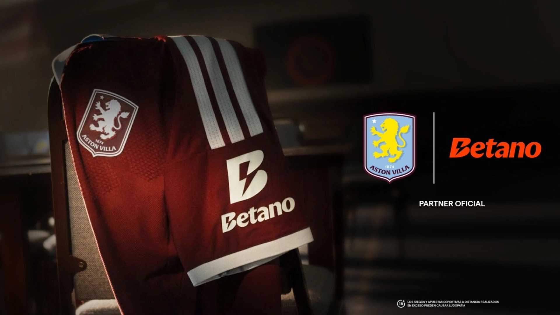 Betano extiende alianza digital con Aston Villa hasta 2029
