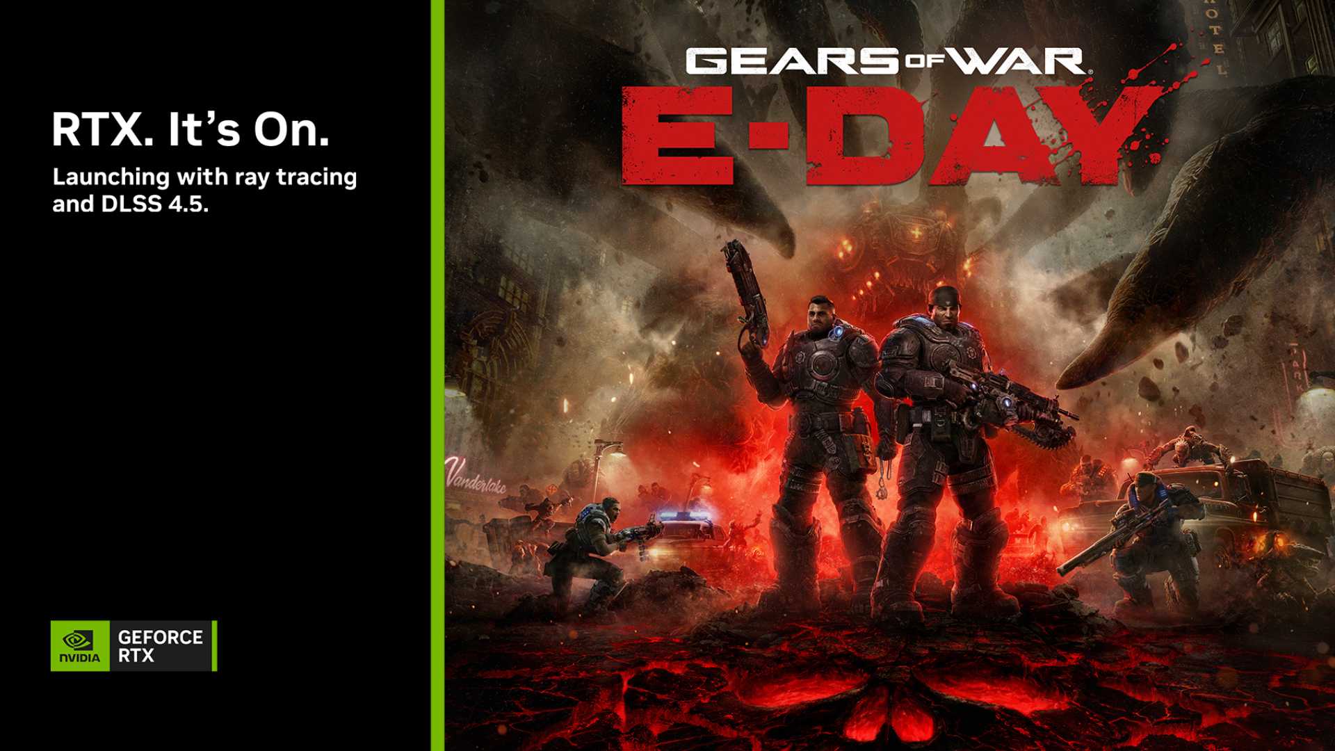 Gears of War: E-Day llega con DLSS 4.5 y Ray Tracing en octubre
