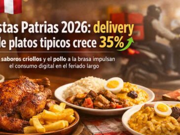 Fiestas Patrias 2026: pedidos de platos típicos por delivery crecerán 35% en Perú, según Rappi
