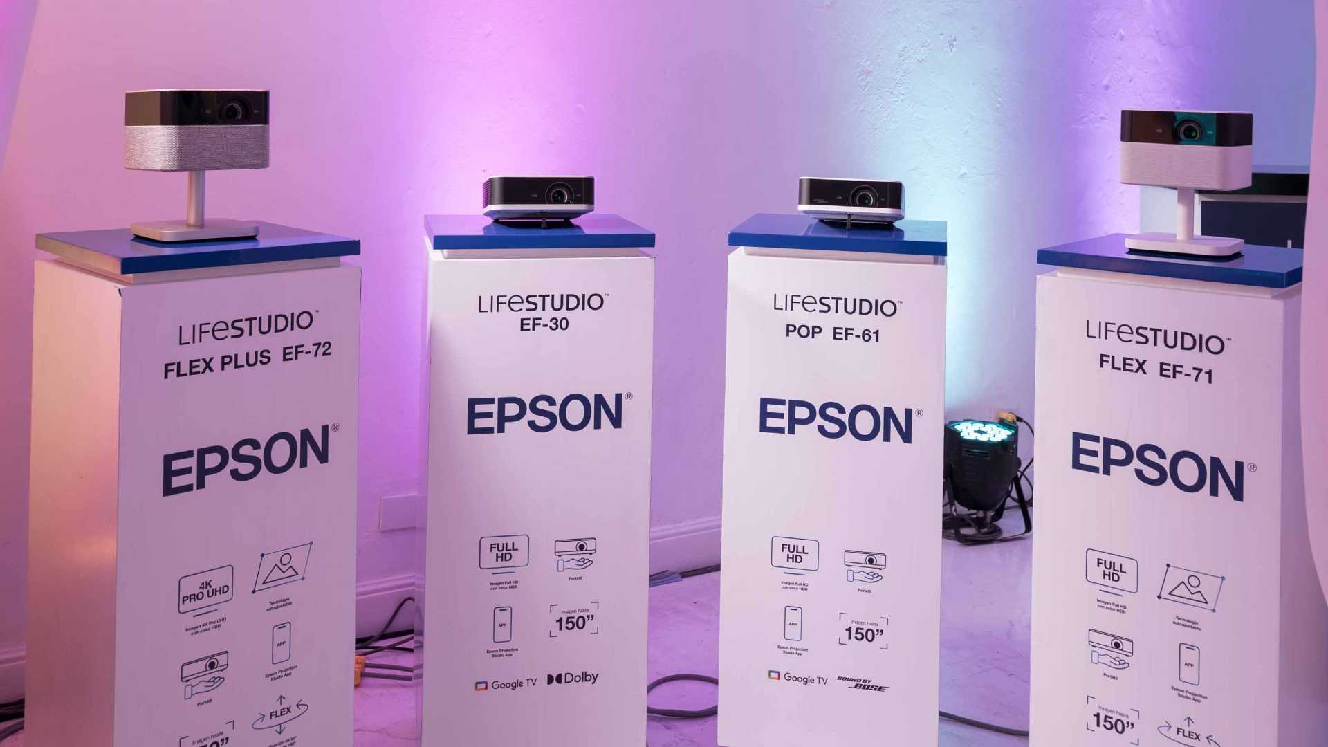 Proyectores Epson Lifestudio: tecnología 3LCD y sonido Bose