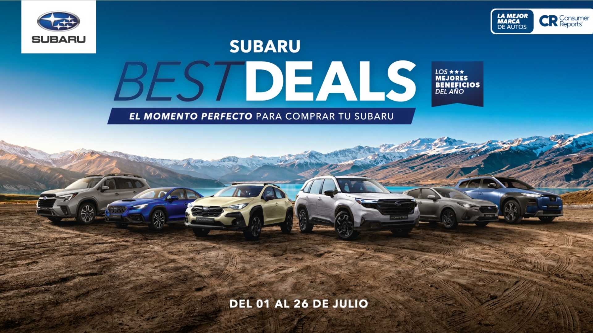 Subaru Best Deals ofrece precios desde US$21,990 en julio