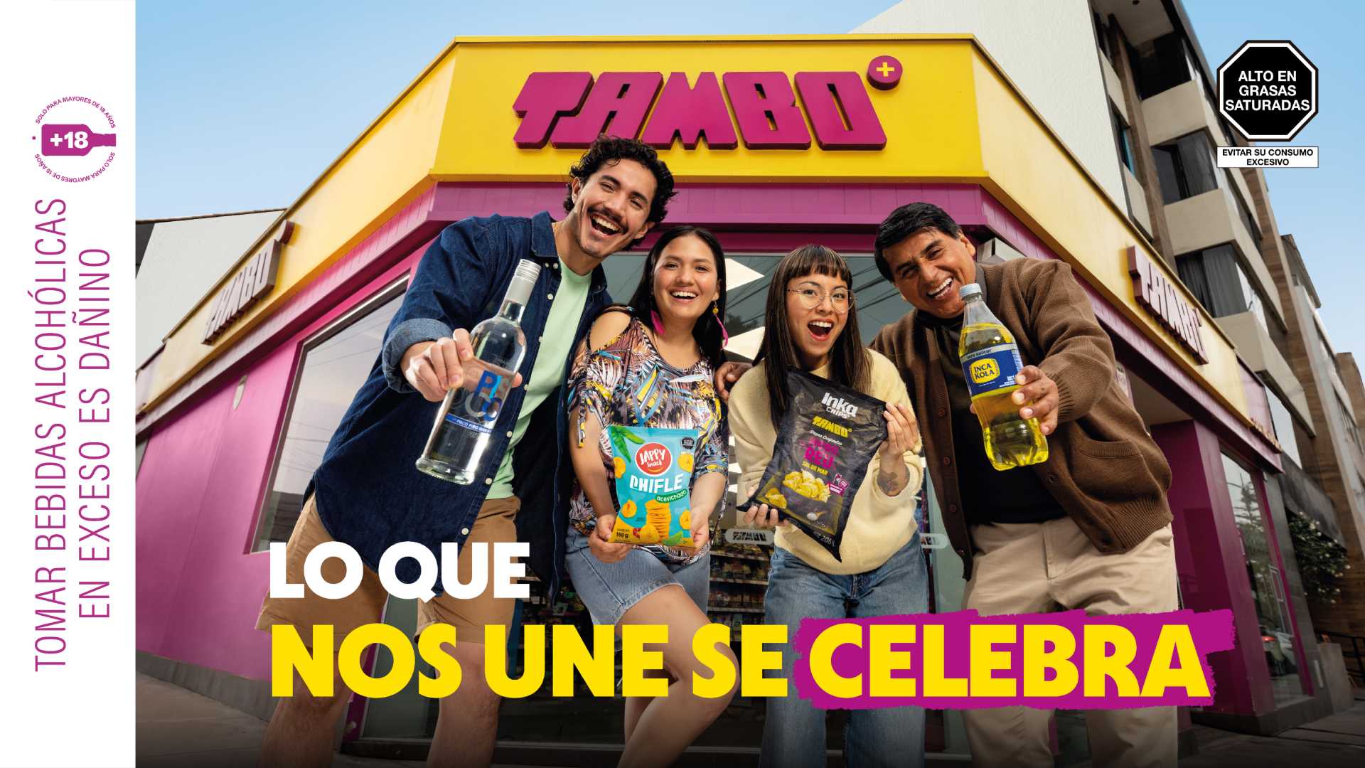 Tambo lanza campaña patriótica con humor y cultura pop
