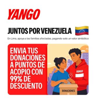 Yango ofrece 99% de descuento para envíos solidarios en Lima
