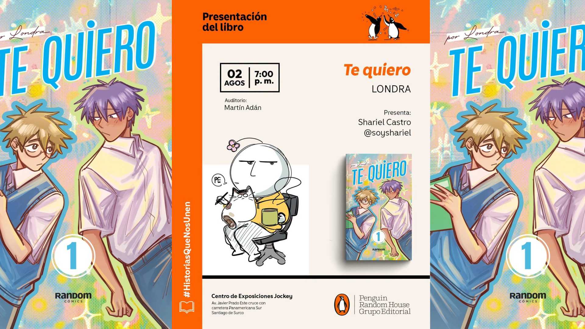 FIL Lima 2026: Presentación de "Te quiero", novela gráfica