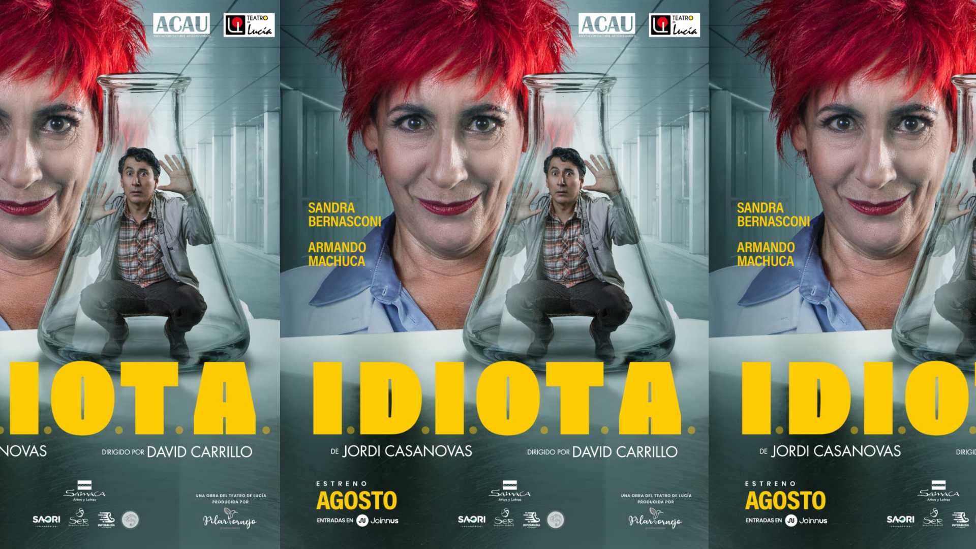 I.D.I.O.T.A.: la obra que desafía al público llega al Teatro de Lucía en corta temporada