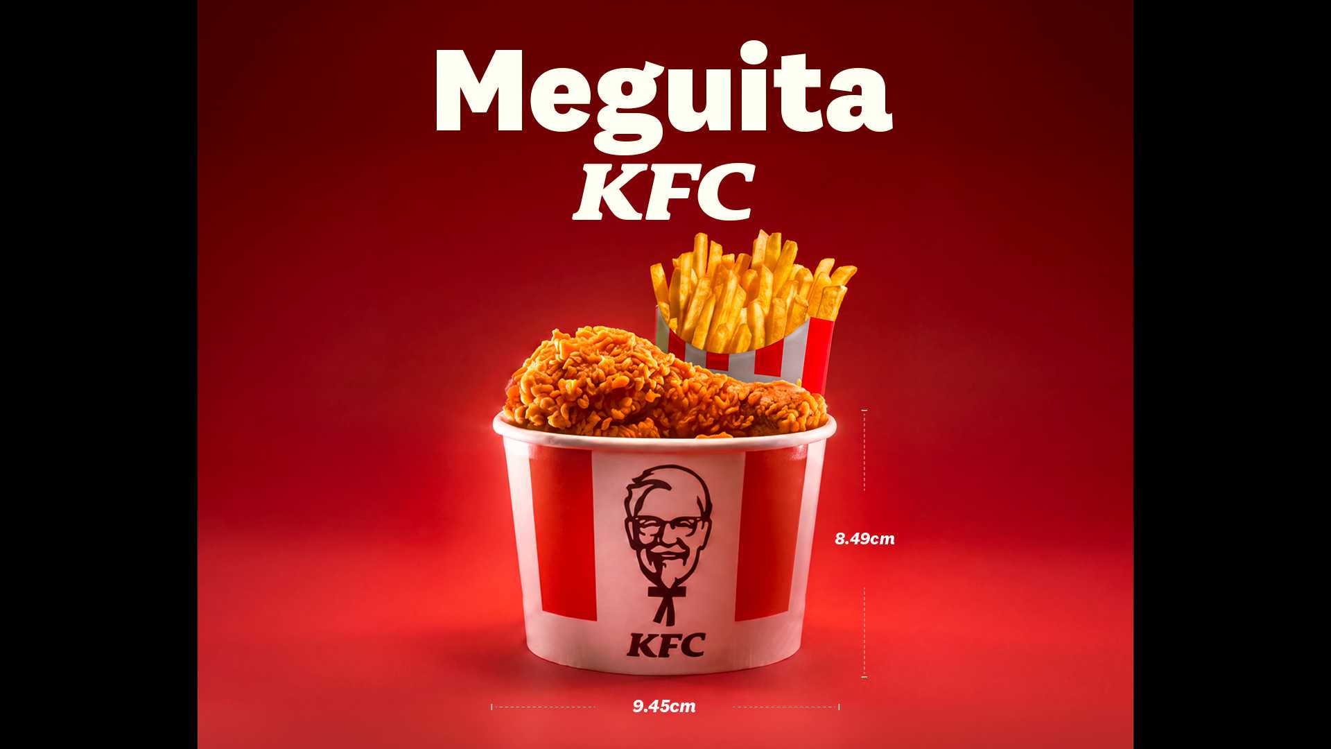 KFC lanza el Meguita, una versión especial de su clásico Mega por el Día del Niño
