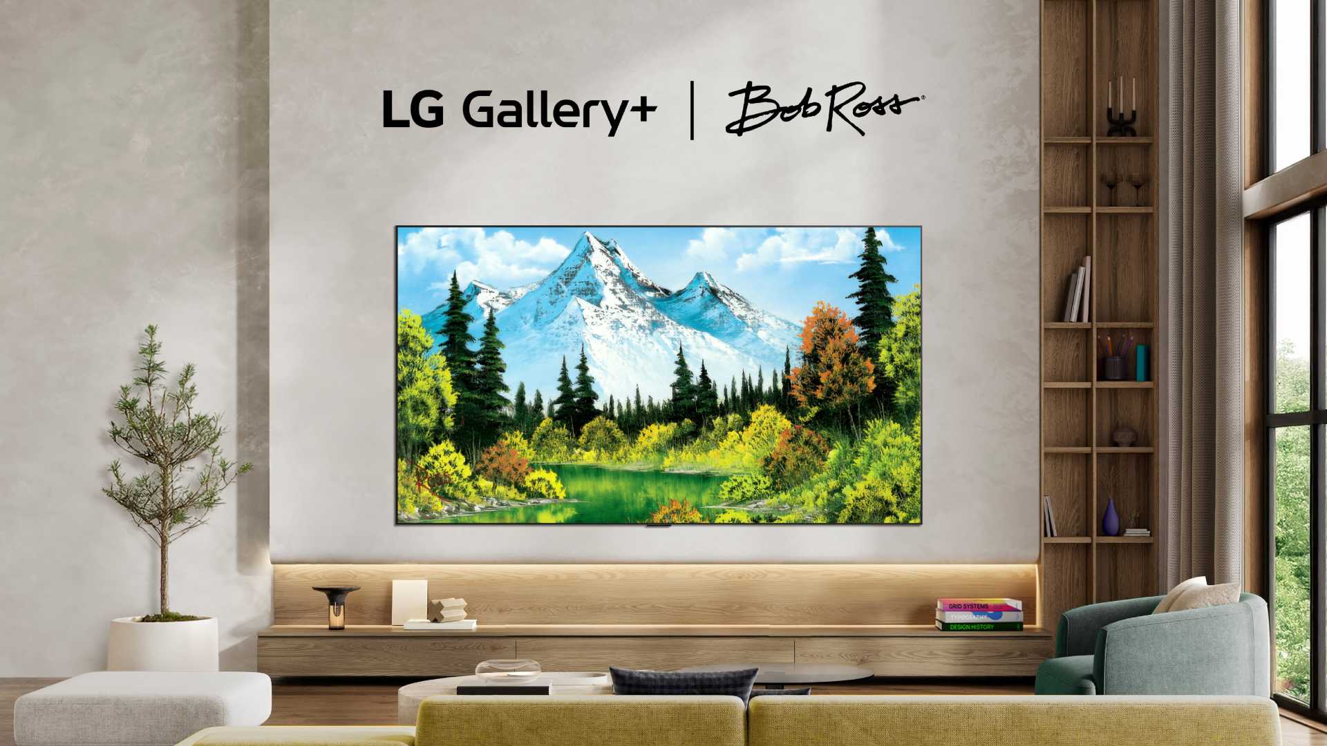 LG incorpora la colección de Bob Ross a LG Gallery+