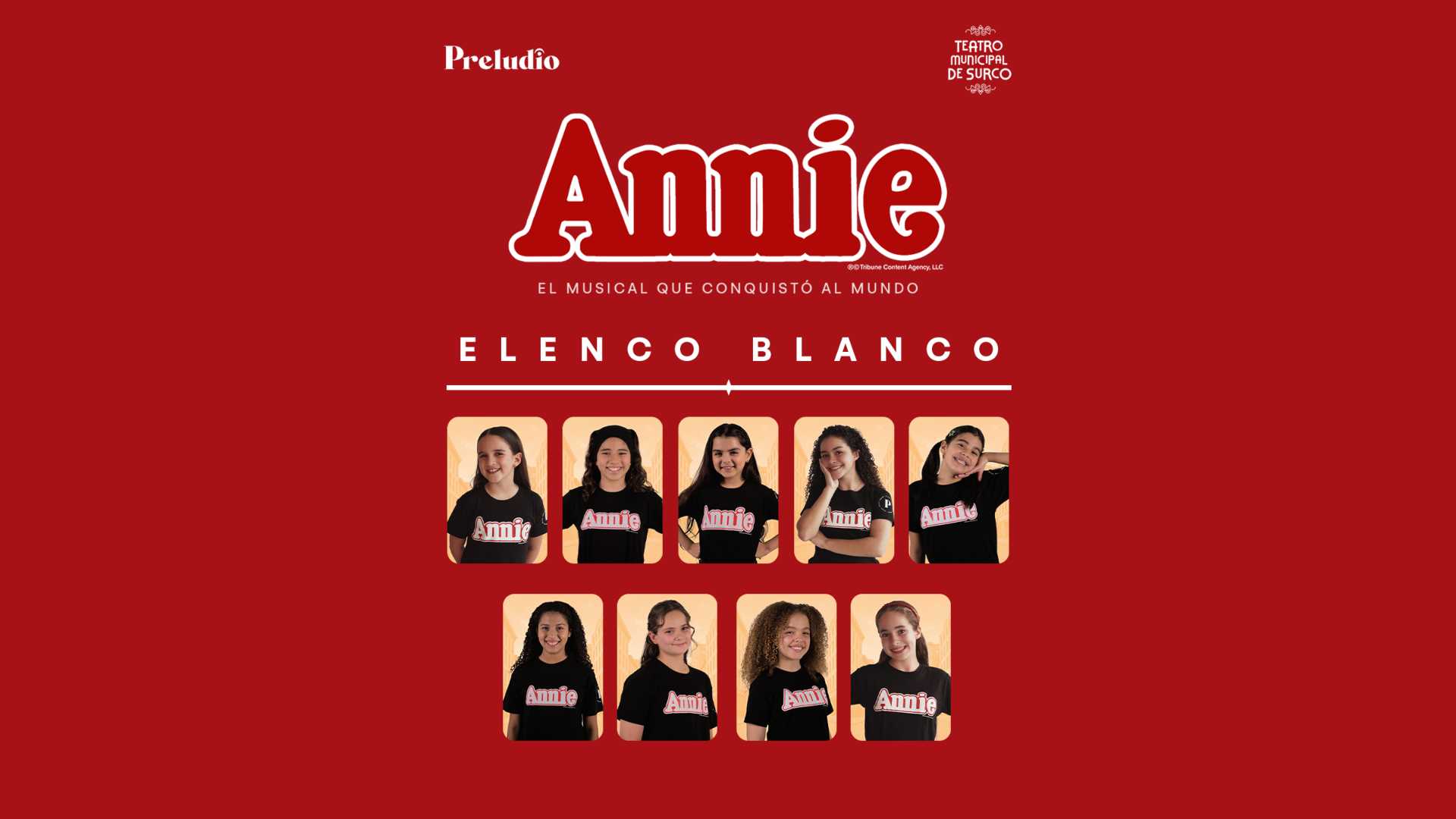 Preludio Asociación Cultural presenta a las pequeñas estrellas de ANNIE