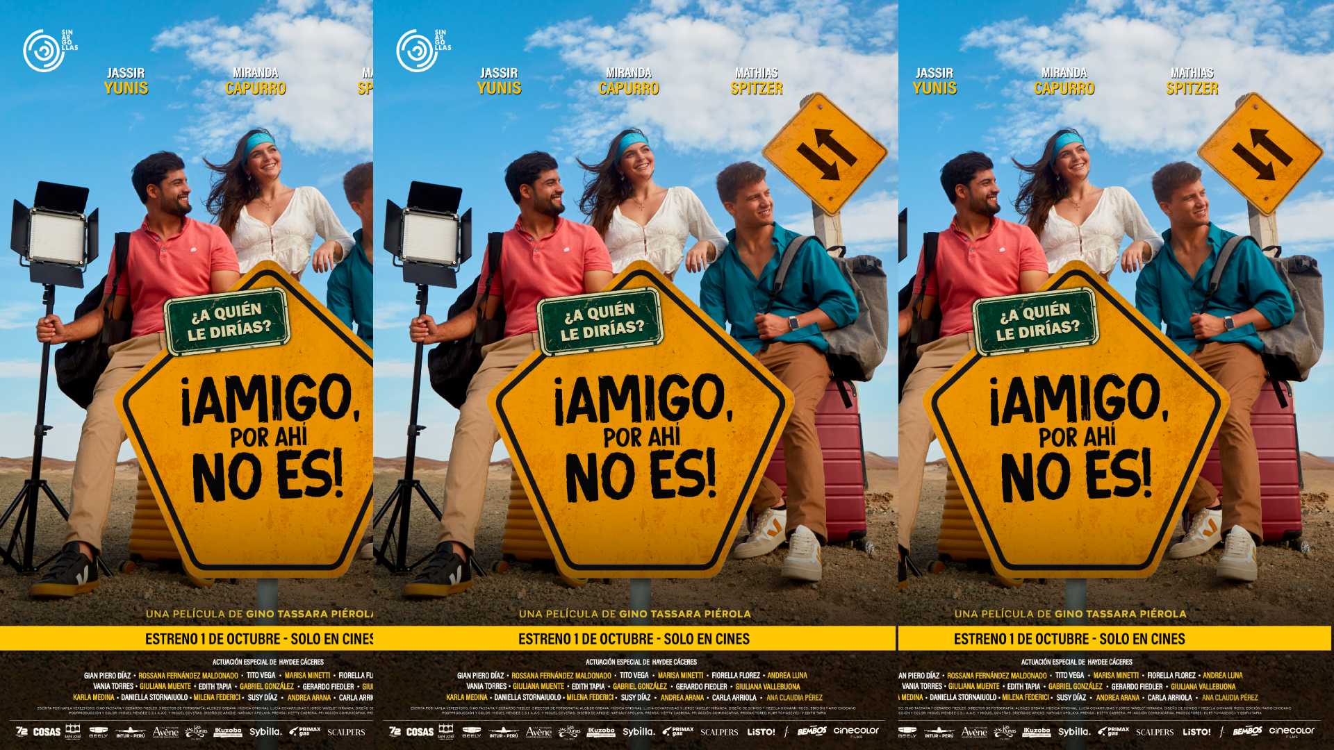 Sinargollas presenta el tráiler oficial de “Amigo, por ahí no es”, su nueva comedia peruana