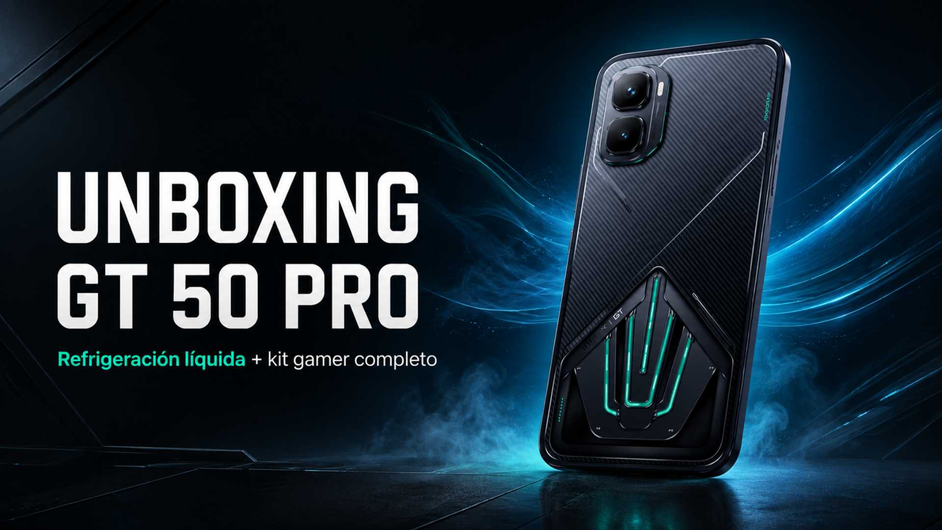 Infinix GT 50 Pro: así es el unboxing del gama alta con refrigeración líquida real