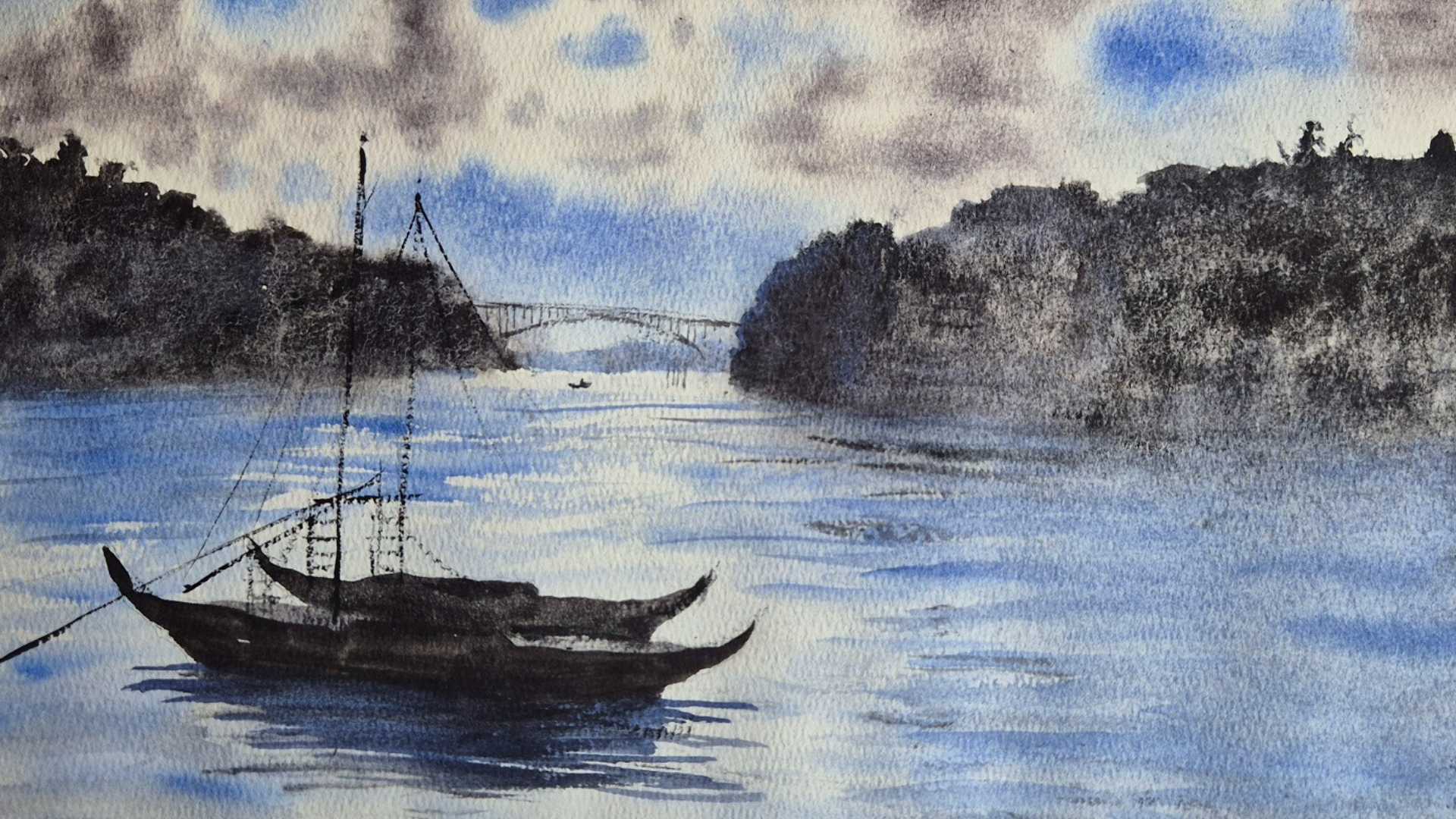 23 artistas exploran las posibilidades de la acuarela en una exposición