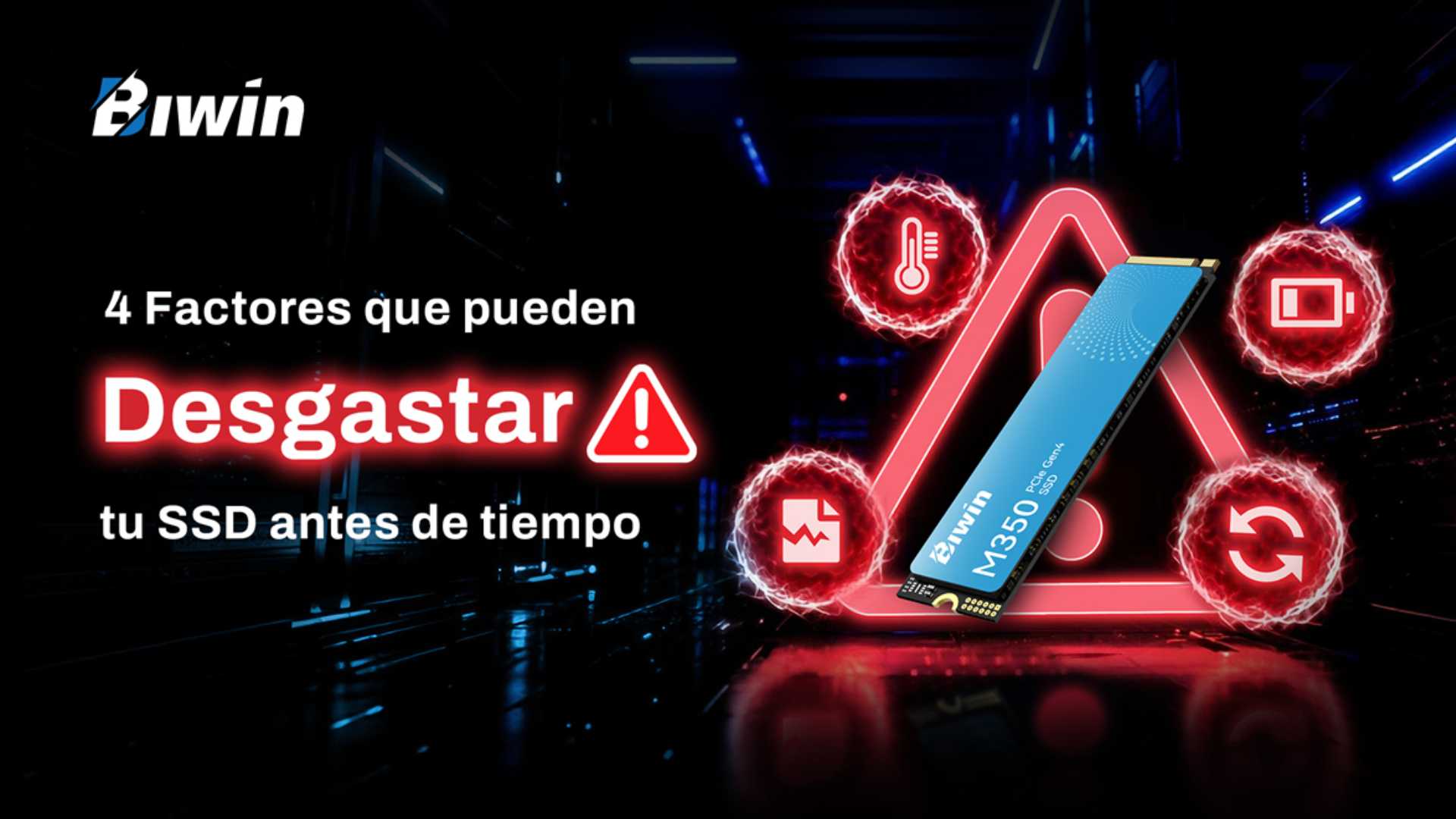 Cómo cuidar tu SSD: Biwin detalla los 4 errores que pueden acortar su vida útil