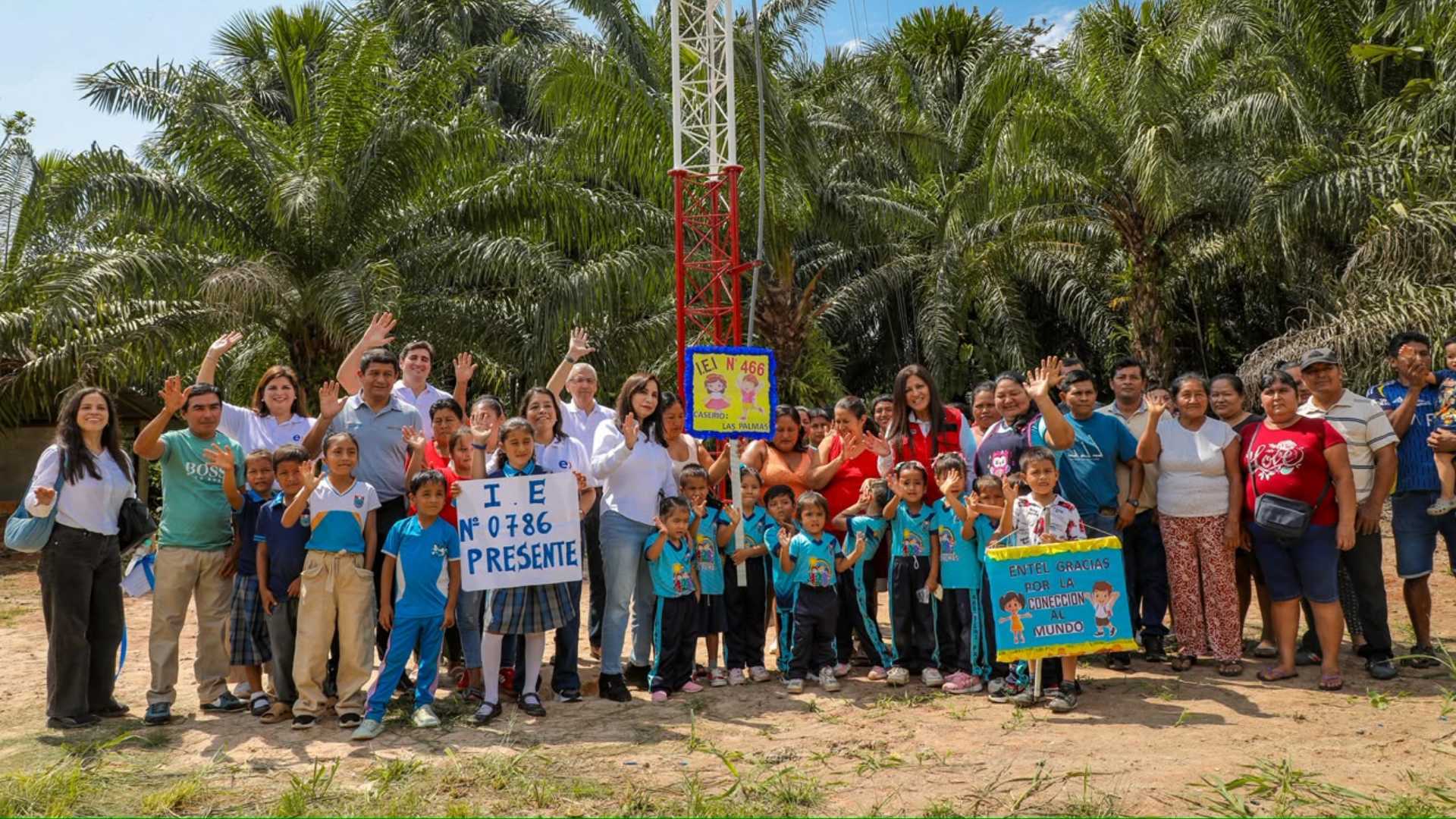 Entel lleva conectividad 4G a Las Palmas e impulsa la inclusión digital en San Martín