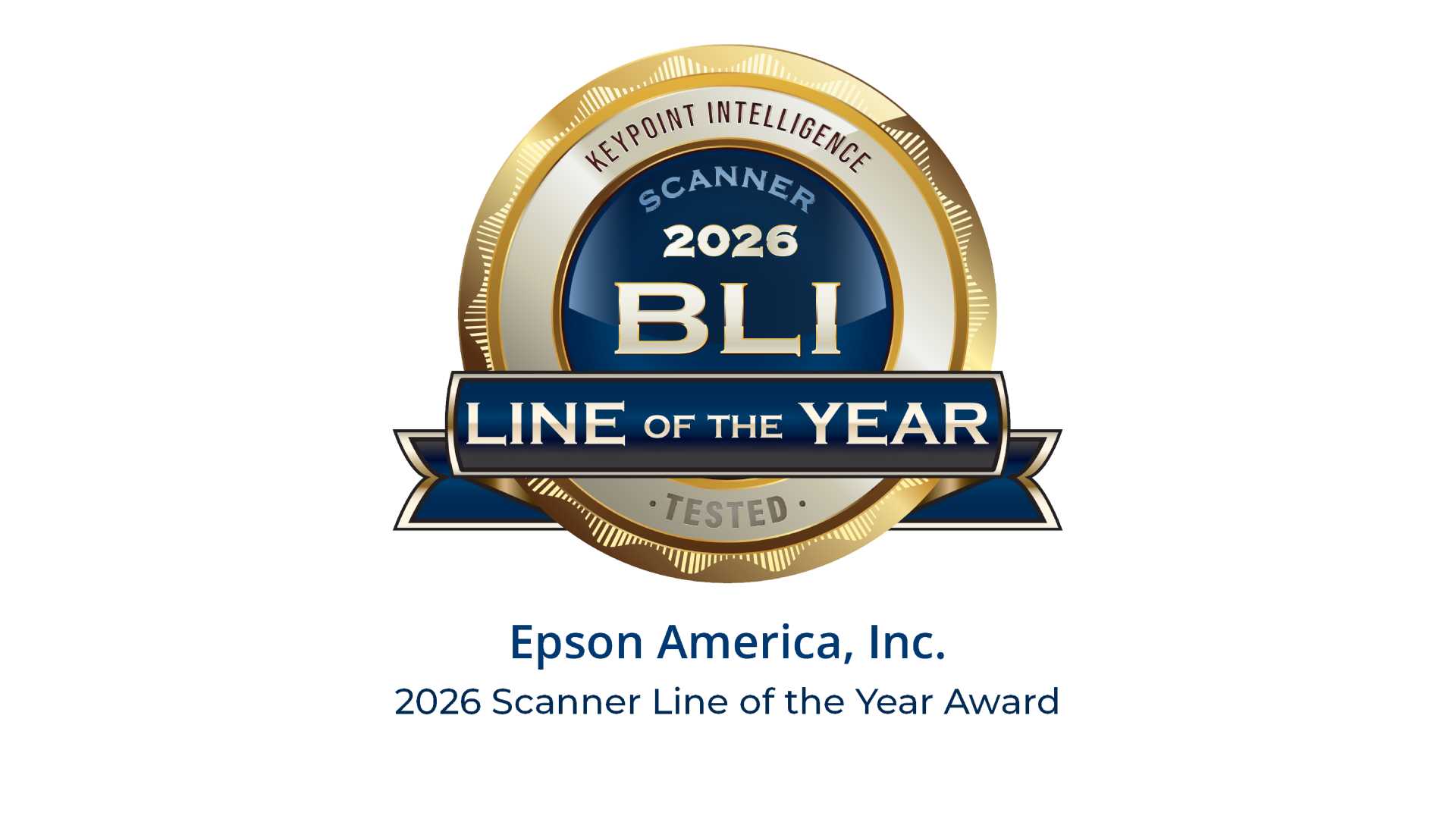 Epson obtiene el reconocimiento “Línea de Escáneres del Año” de Keypoint Intelligence