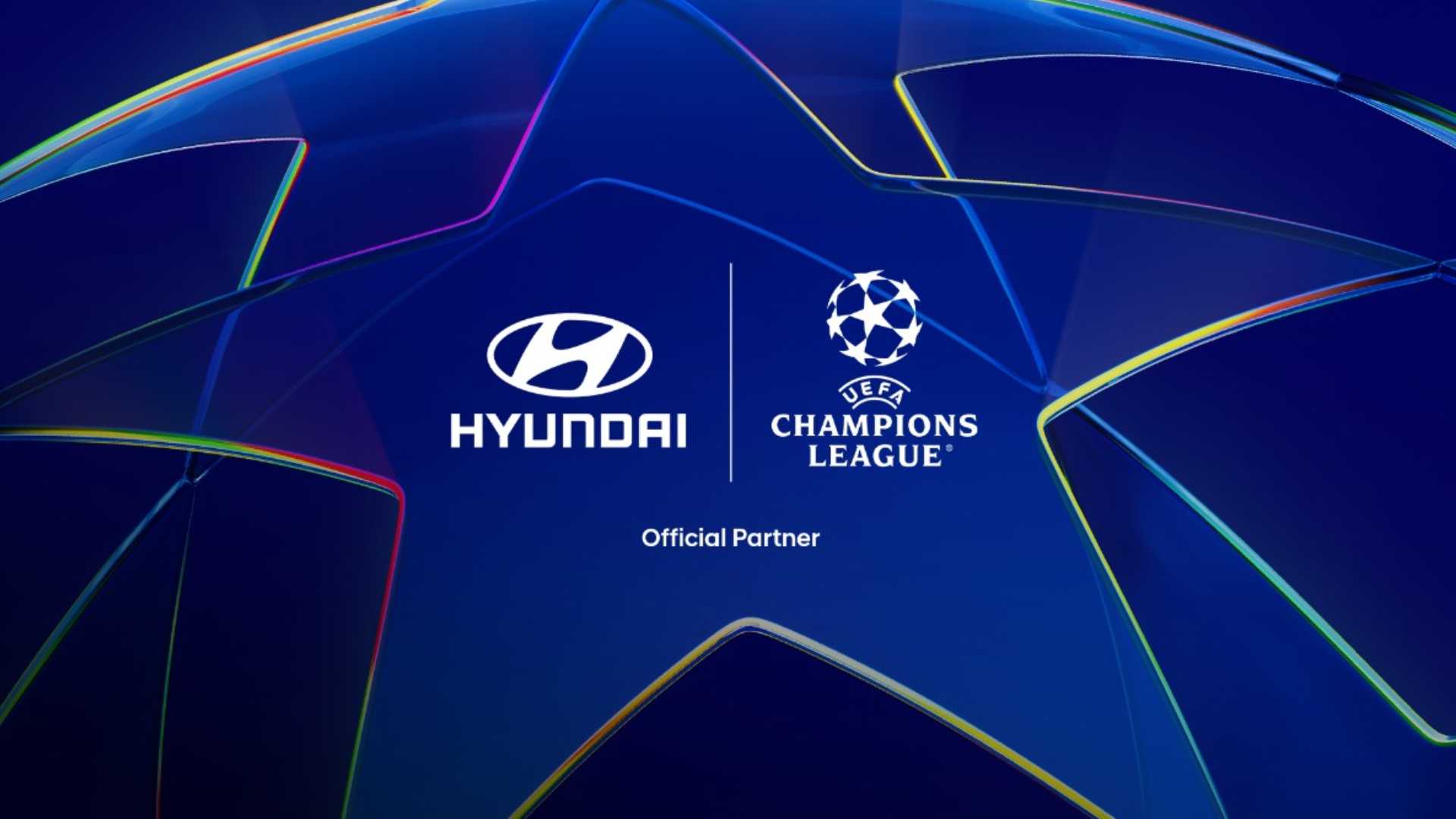 Hyundai Motor Company se convierte en socio automotriz oficial de la UEFA Champions League