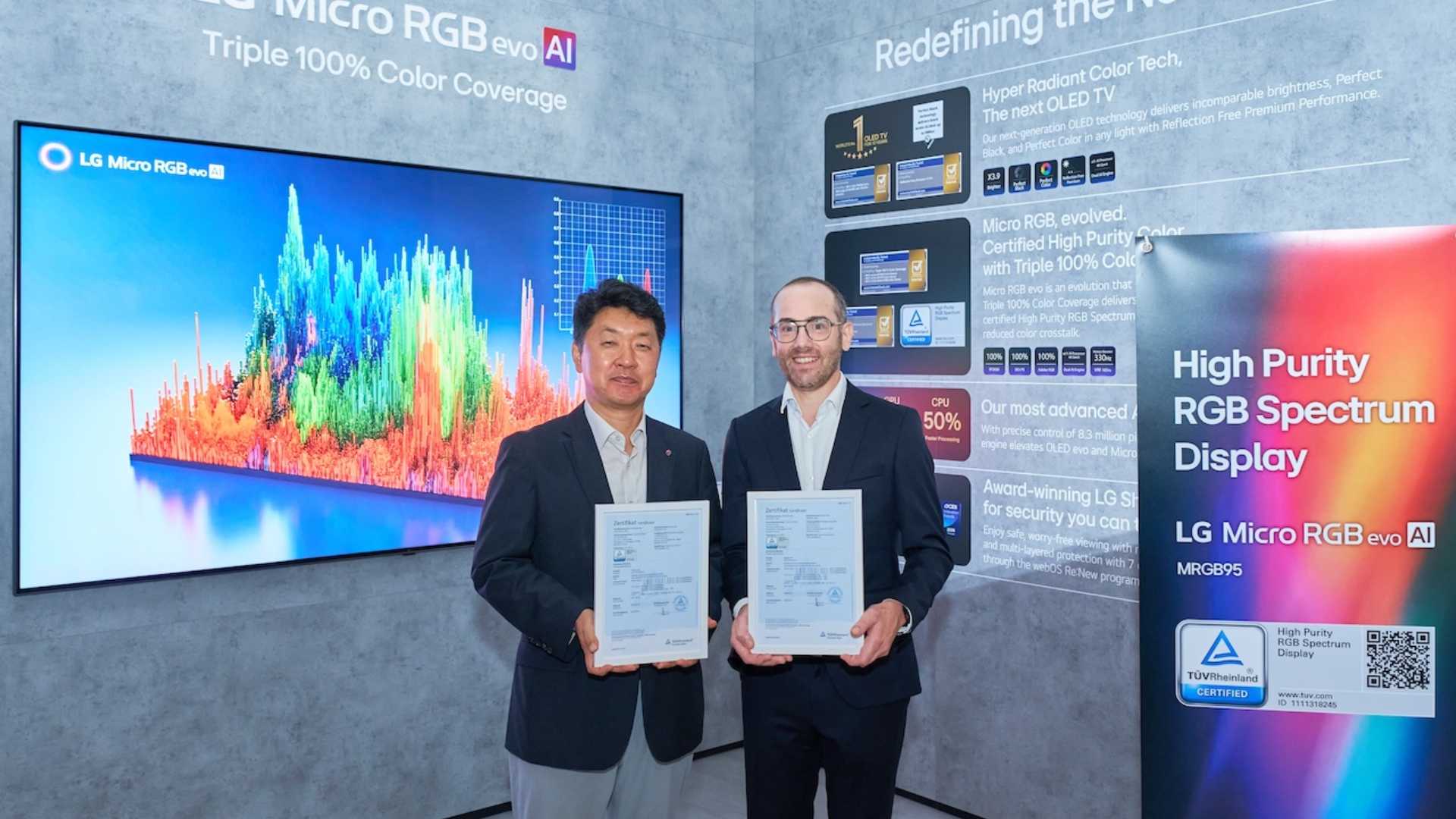 IFA 2026: LG presenta su nueva línea premium de televisores Micro RGB evo
