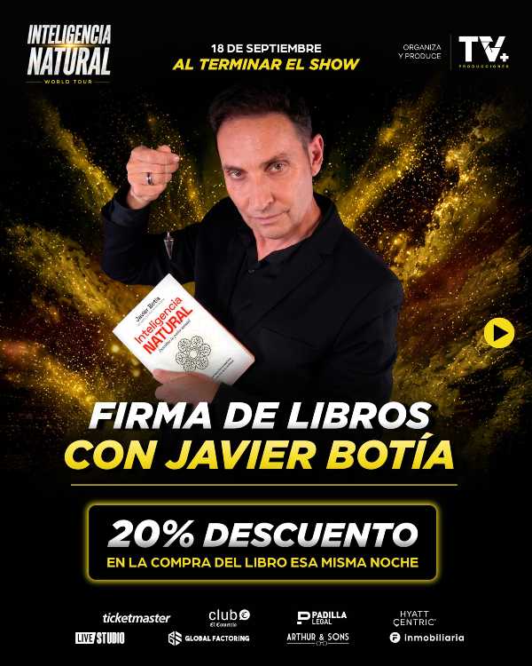 Javier Botía llega este domingo a Lima para iniciar en Perú su gira mundial