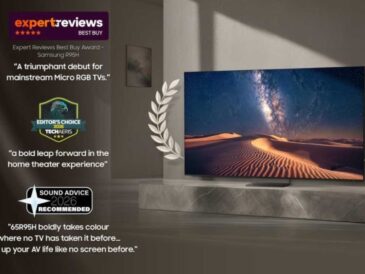 La línea de TVs y audio 2026 de Samsung recibe reconocimiento
