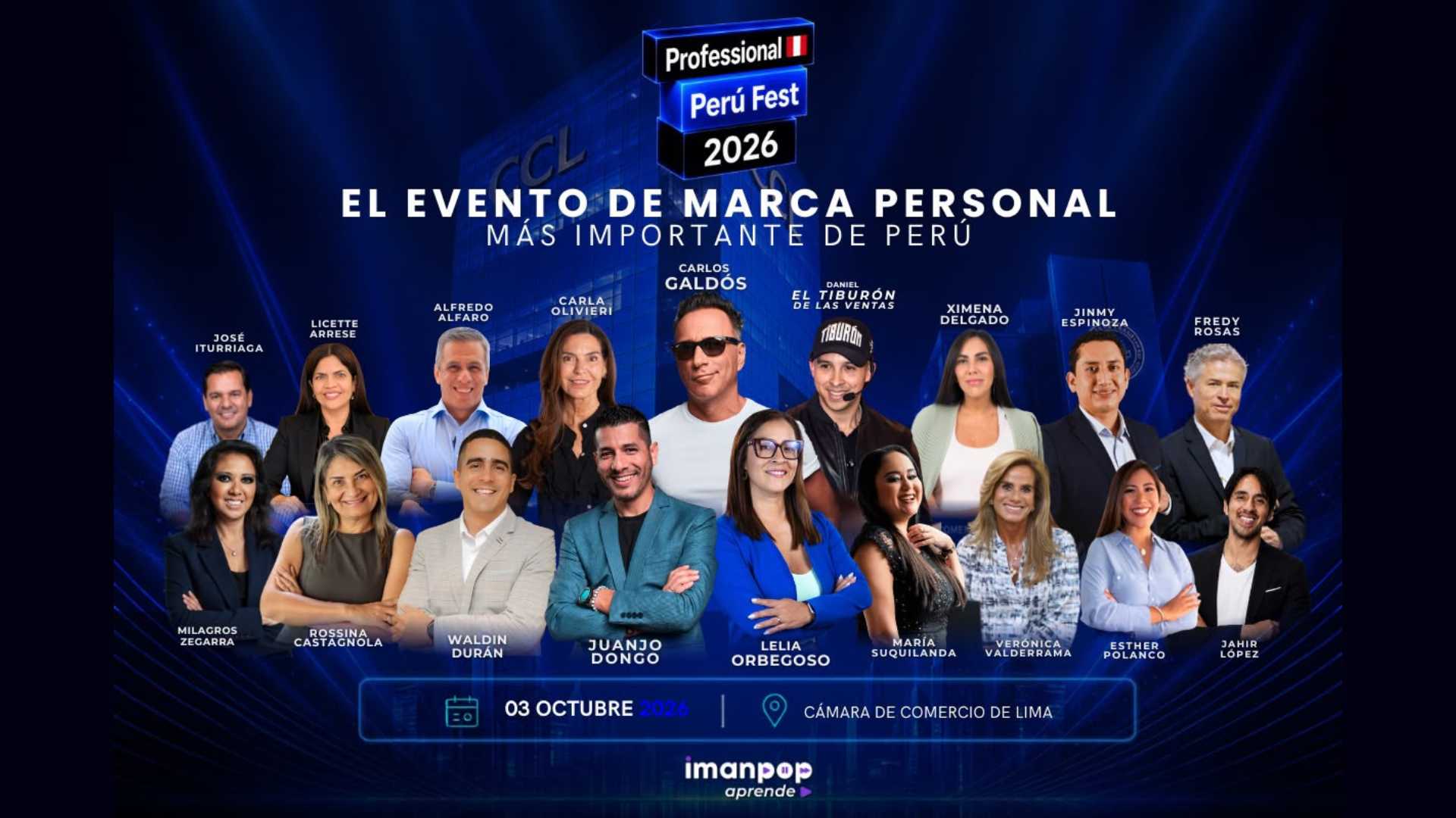 Professional Perú Fest 2026 reunirá a 500 líderes en Lima para analizar el futuro del trabajo