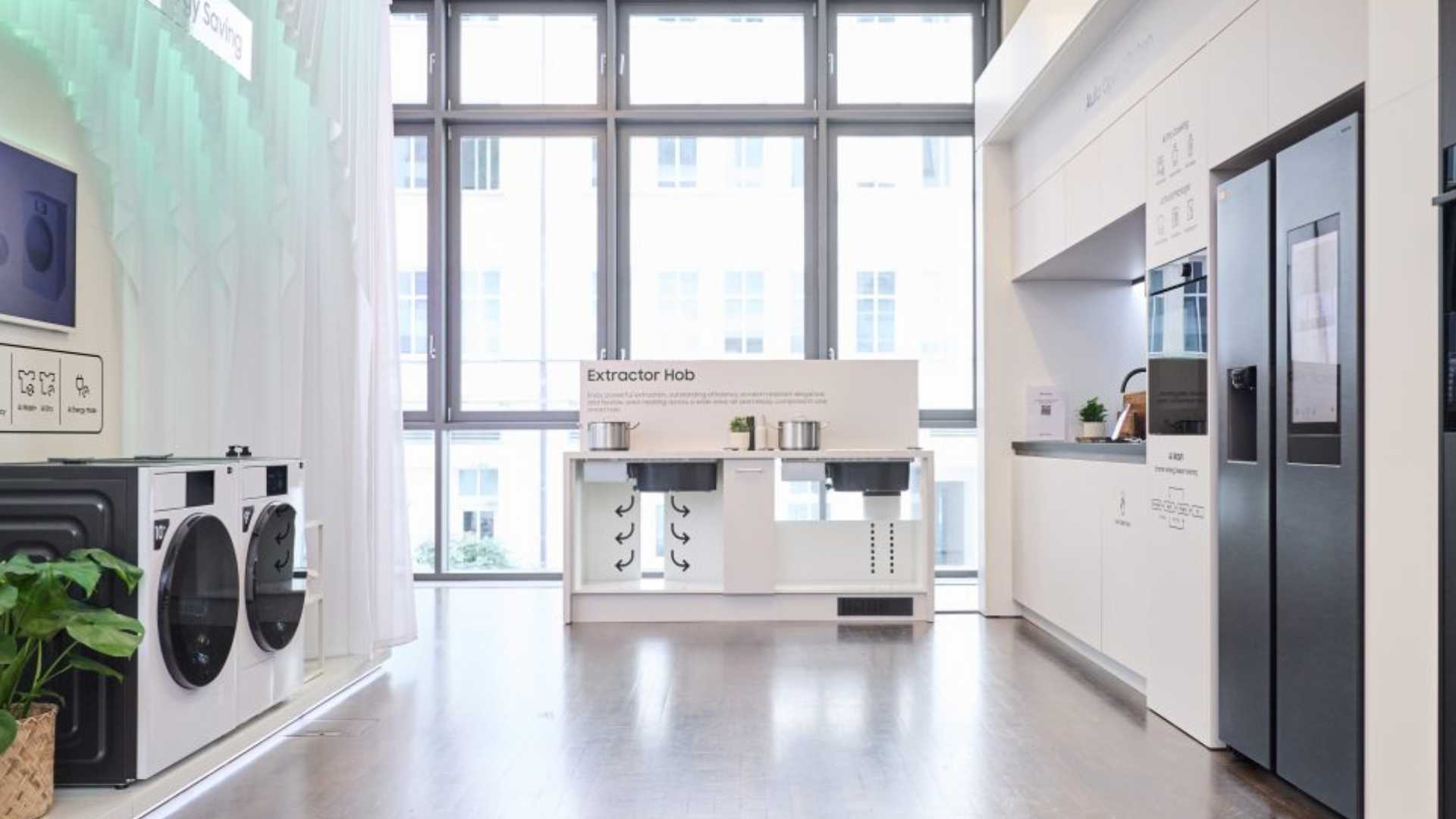 Samsung presentó nuevas lavadoras con diseño plano en IFA 2026