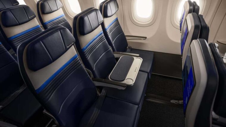 United estrena nuevos asientos Economy Plus con más espacio en el Airbus A321XLR