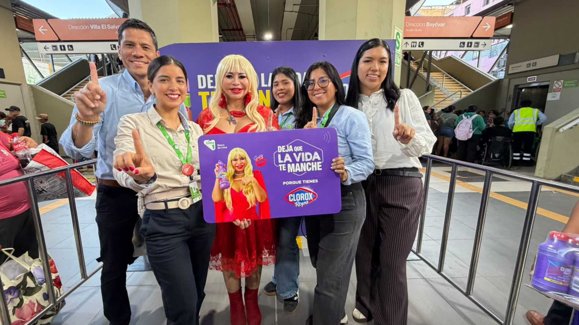 Susy Díaz lanza su propia tarjeta personalizada para la Línea 1 del Metro de Lima