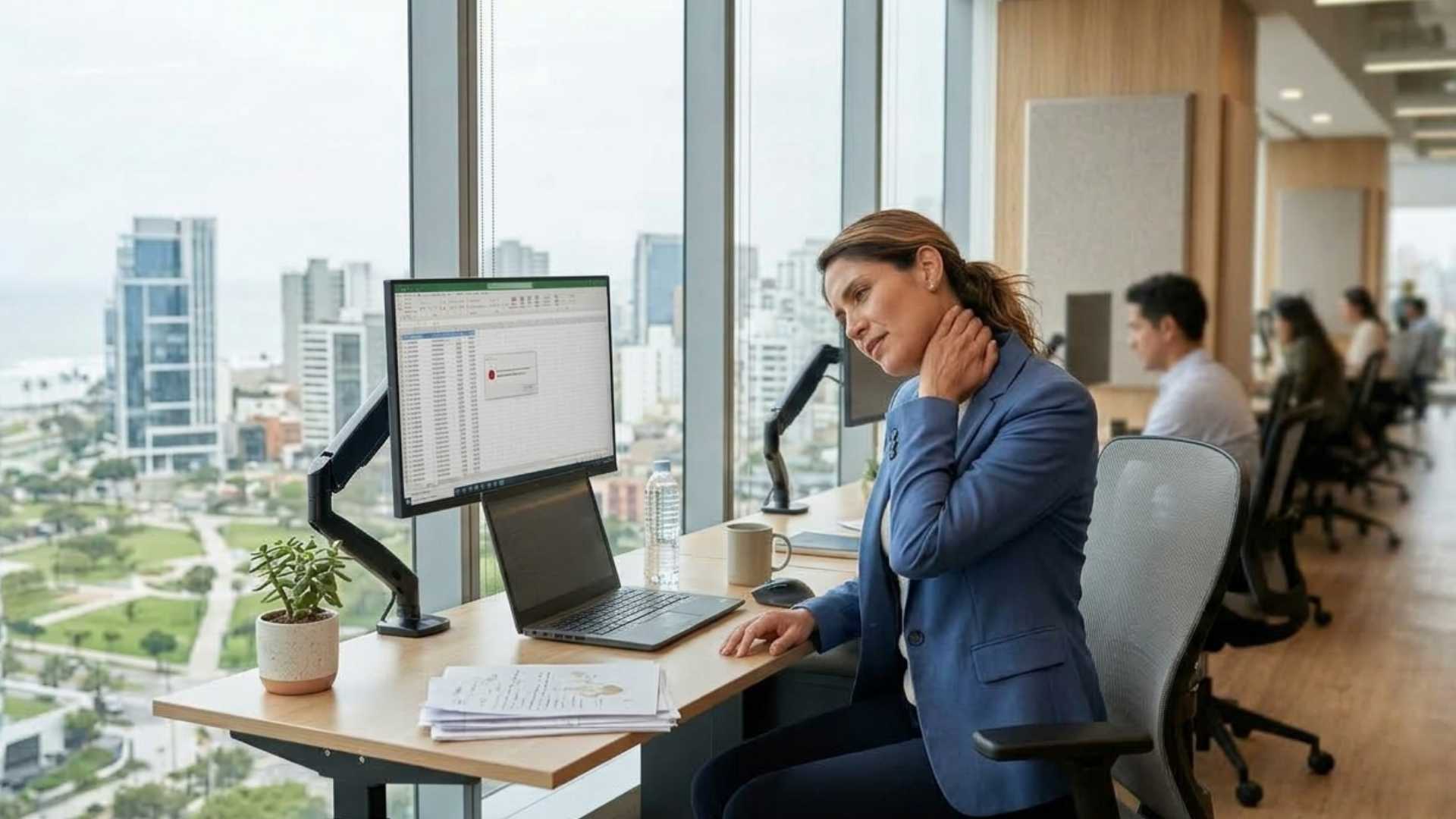 ¿Pasas horas frente a la computadora? El sedentarismo puede estar afectándote sin que lo notes
