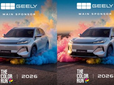 Geely lleva su nueva energía a The Color Run In Motion 2026