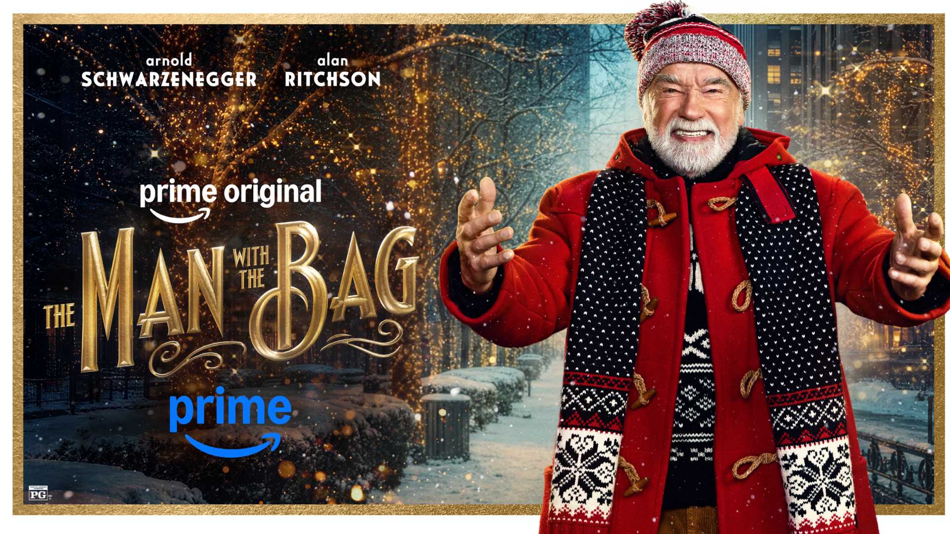 Misión Bolsa Mágica: Arnold Schwarzenegger se convierte en Santa Claus en la nueva película de Prime Video