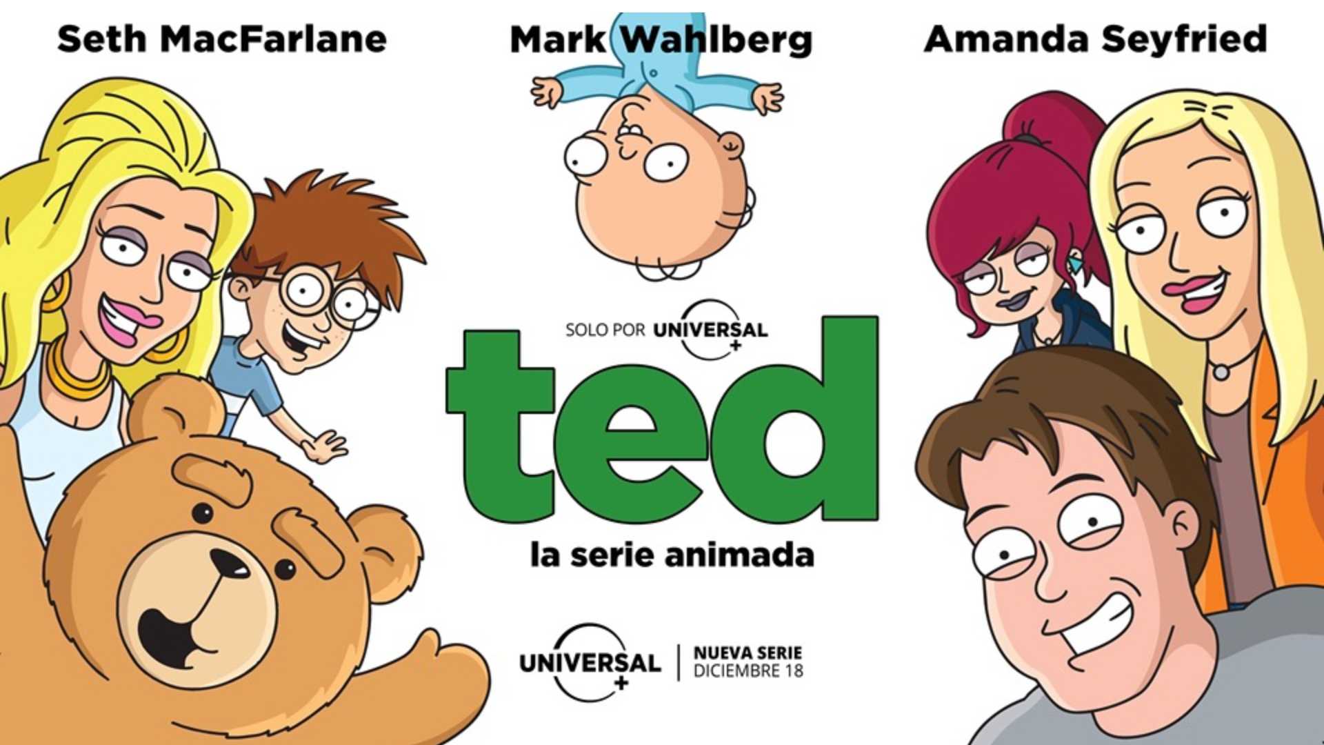 Universal+ revela el primer adelanto de ‘Ted: La Serie Animada’ y confirma fecha de estreno en Latinoamérica